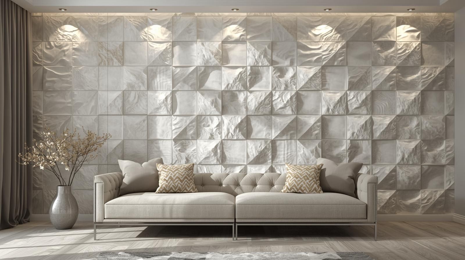 Textured 3D Wall Tiles for a Contemporary Look