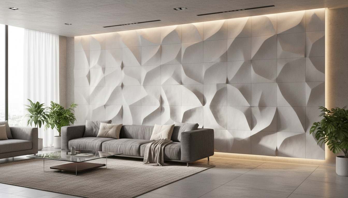 3D home wall design panels for contemporary spaces