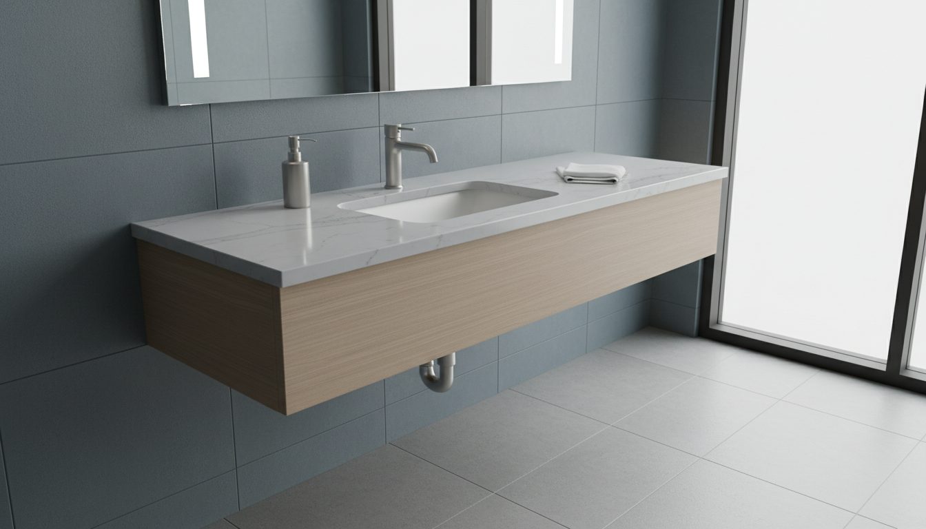 Accessible ADA-compliant undermount wash basin for inclusive design
