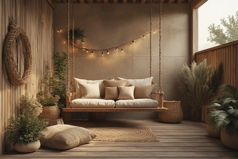 Add a Swing for a Fun and Relaxing Vibe