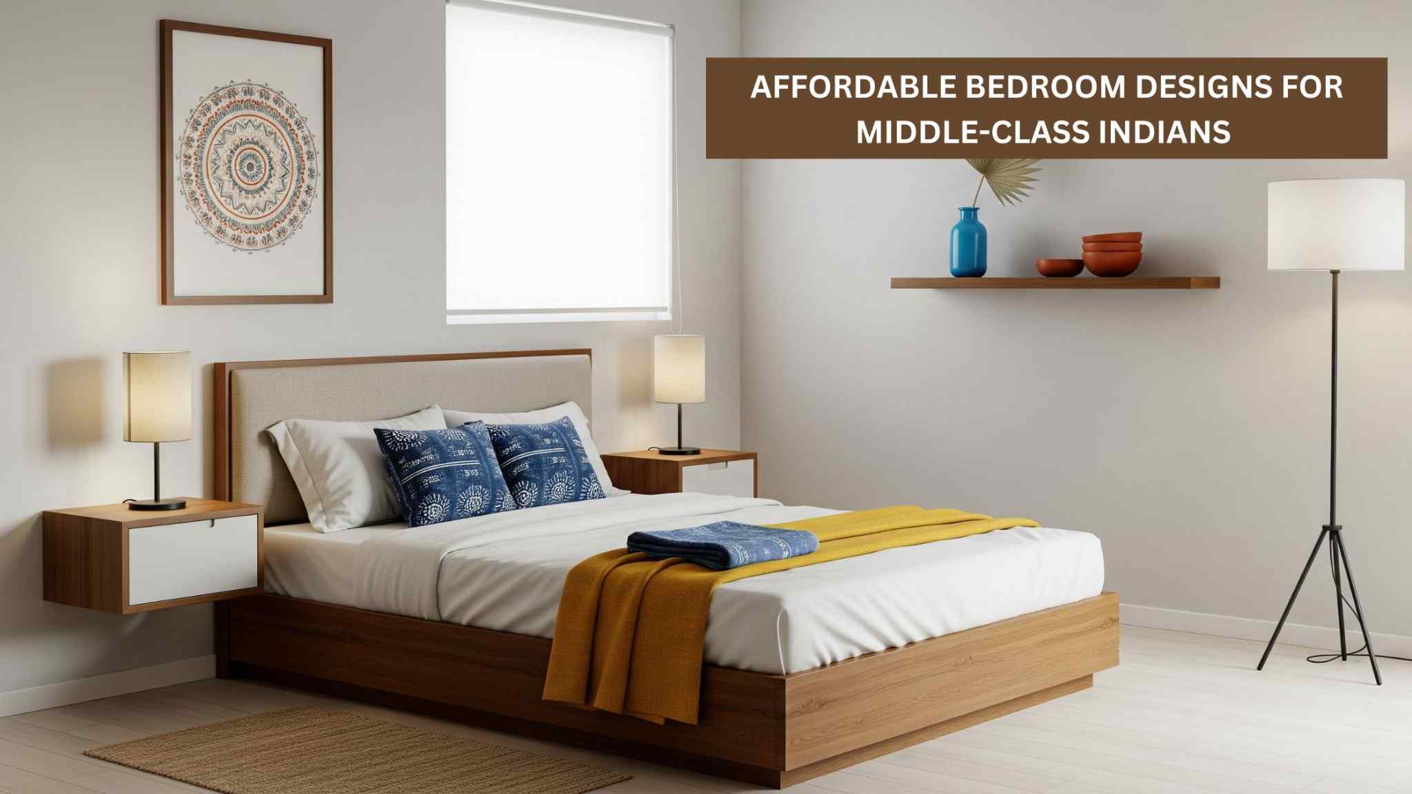10 + Simple Middle Class Indian Bedroom Design Ideas | Simpolo, image size:2048x1152