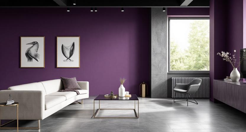 Amethyst Violet & Grey – Elegant, Muted & Modern Dual-Tone Palette