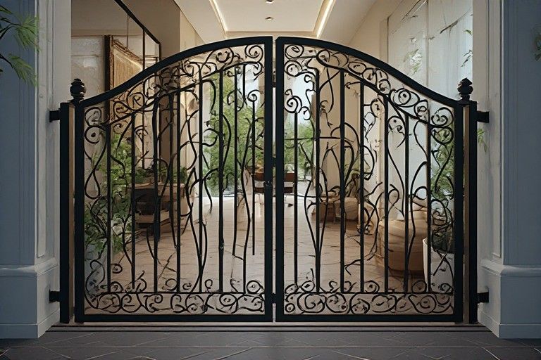 Arched Balcony Gate Design