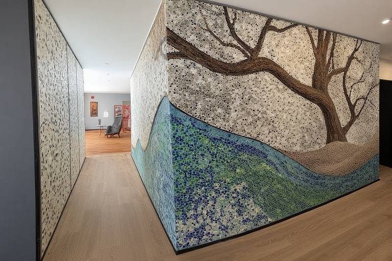Artistic Mosaic Tile Panels