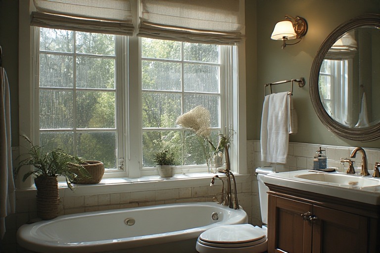 Awning Bathroom Window Design