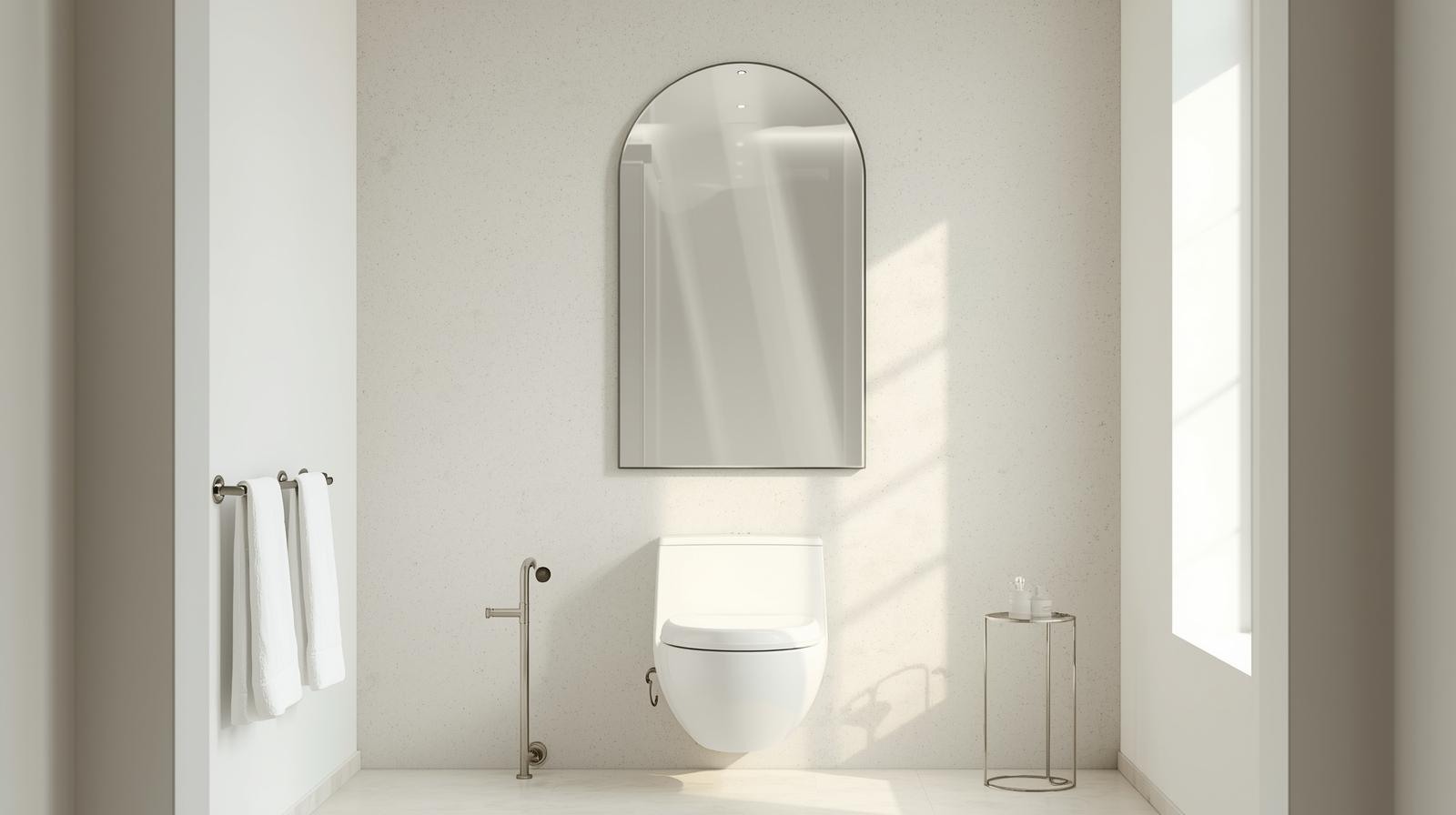 Bathroom mirror direction as per vastu.