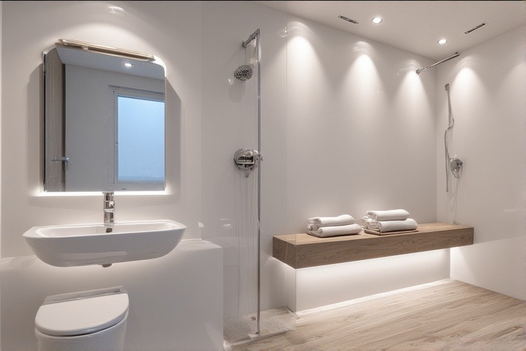 Bathroom POP Wall Panel Design