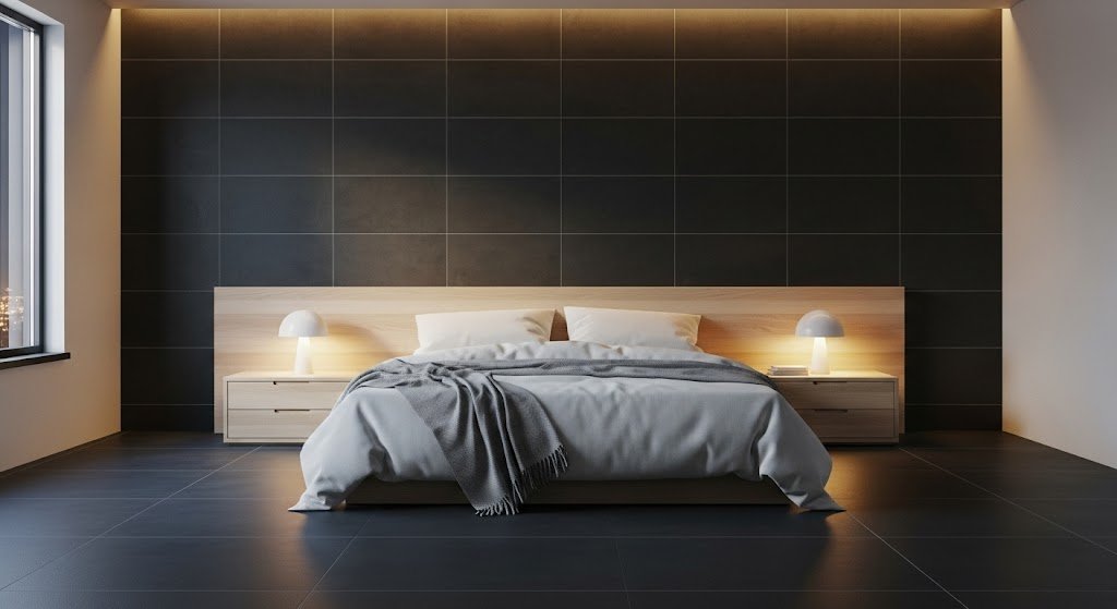 Bedroom Dark and Modern Tiles