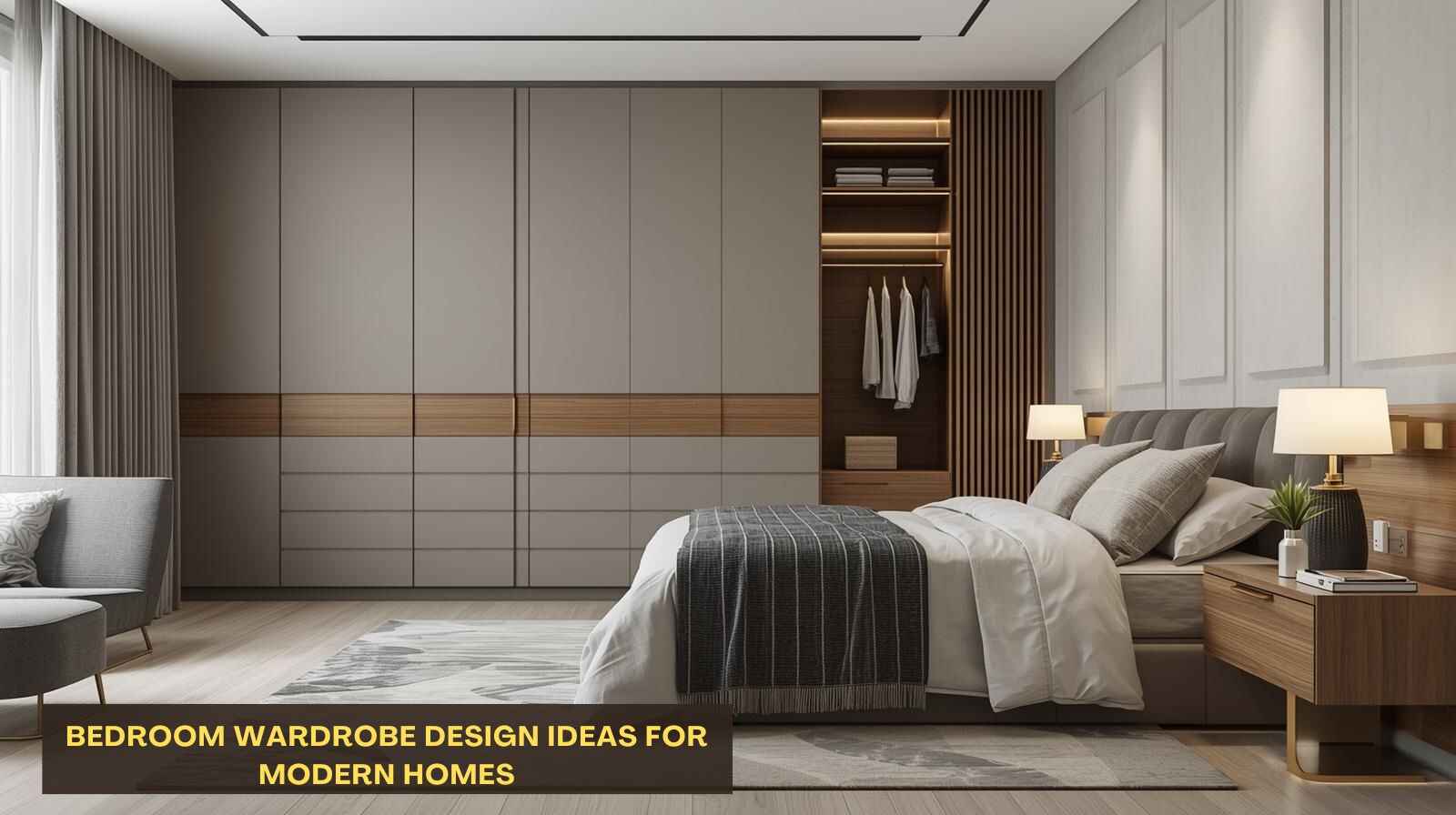 12+ Bedroom Wardrobe Design Ideas for Modern Homes | Simpolo, image size:1600x896