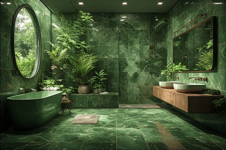 Biophilic Retreat Luxury Bathroom Design