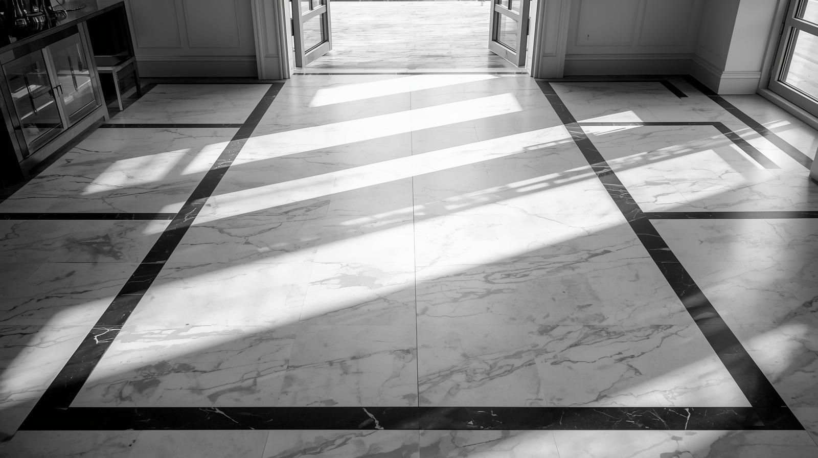 Black and White Contrasting Border