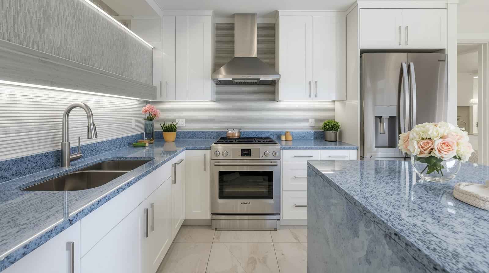 Blue Granite – Unique, Luxurious & Visually Stunning Kitchen Surface