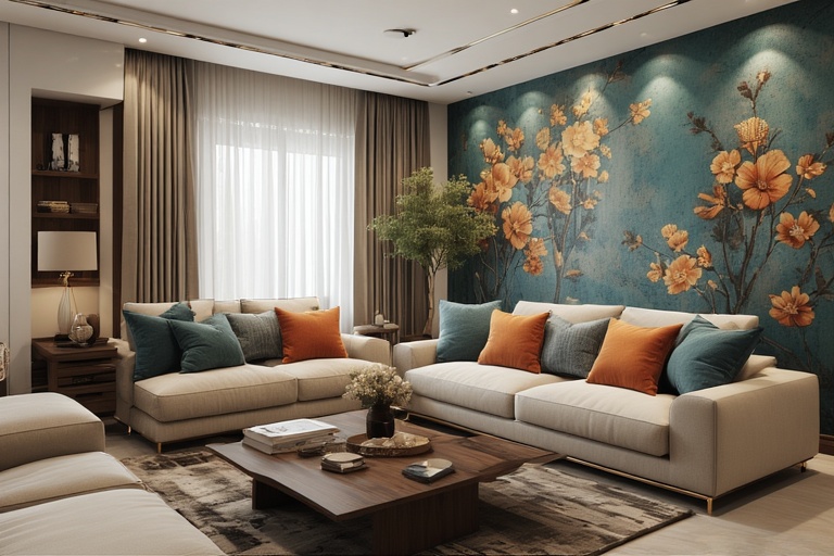 Bold Accent Walls with Wallpaper or Paint to Add Drama and Character to Your Space