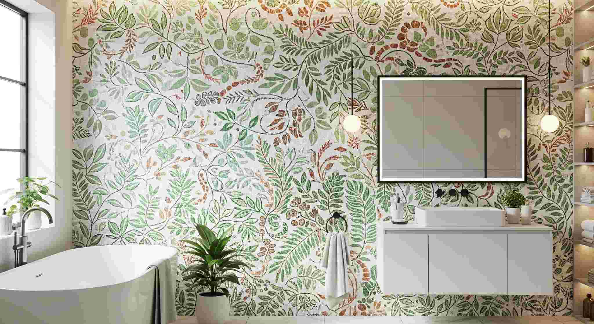 Botanical Bliss Mosaic Tiles