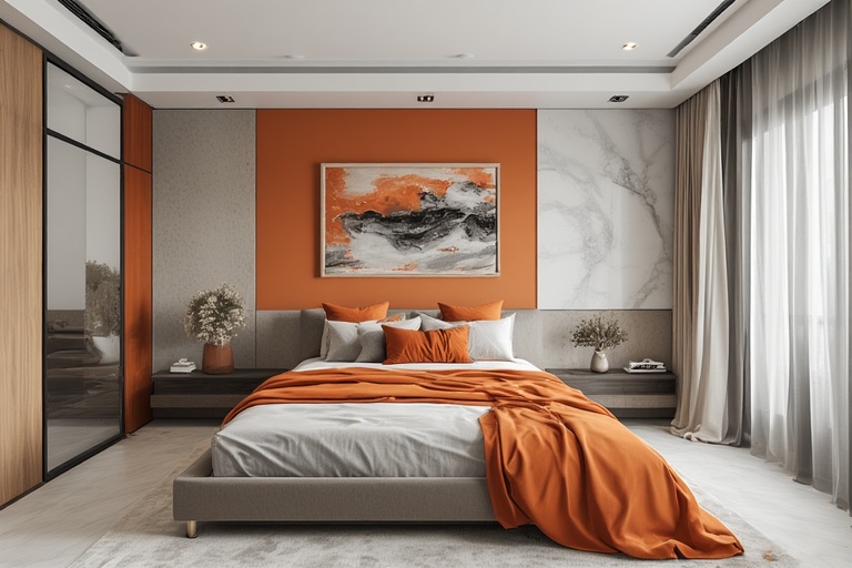 Burnt Orange & Grey – Earthy, Urban & Perfectly Balanced Modern Palette