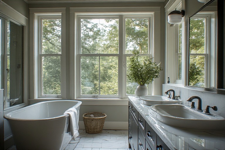 Casement bathroom Window Design 