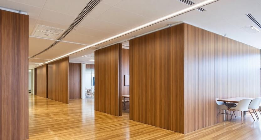 Ceiling-Hung Partitions