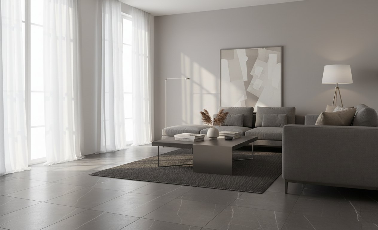 Charcoal Grey & Soft Grey – Contemporary Minimalism