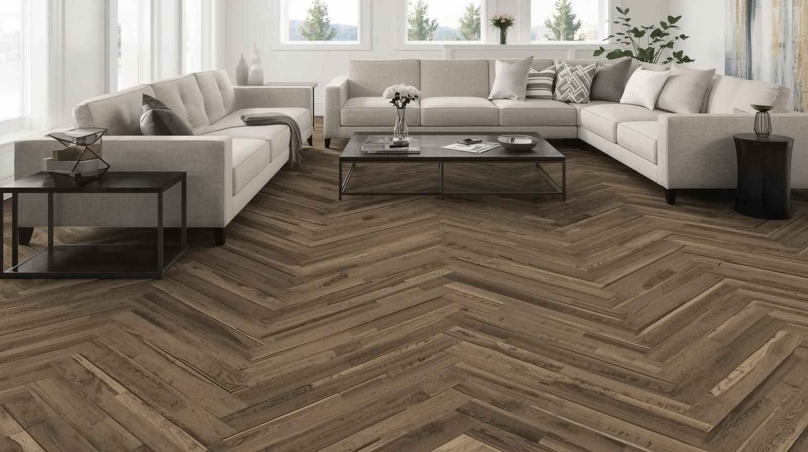 Chevron Pattern Wood Texture Tiles