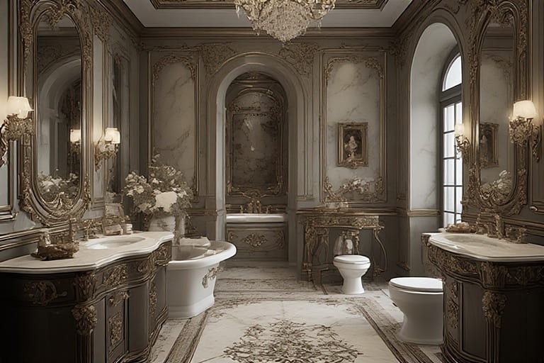 Classic European Luxury Bathroom Design