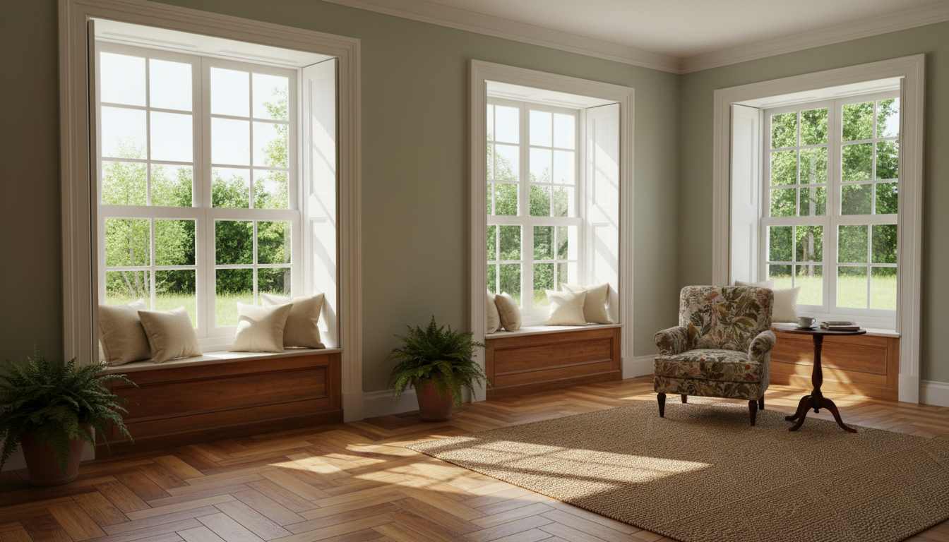 Classic sash window design for heritage style interiors