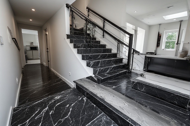 Combining Aesthetics and Safety in Granite Staircase Design for Modern Indian Homes