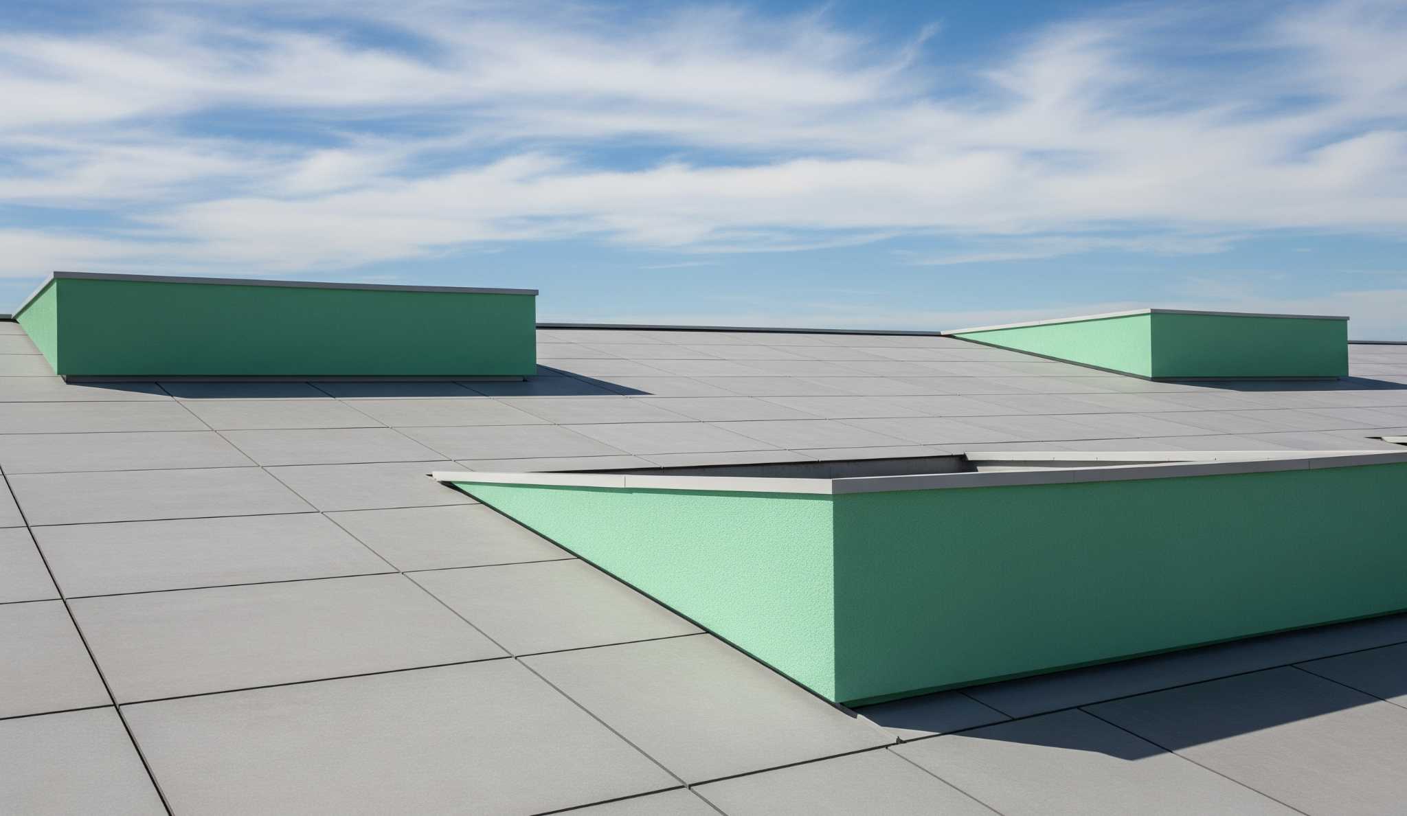 Concrete Grey Tiles Mint Green POP