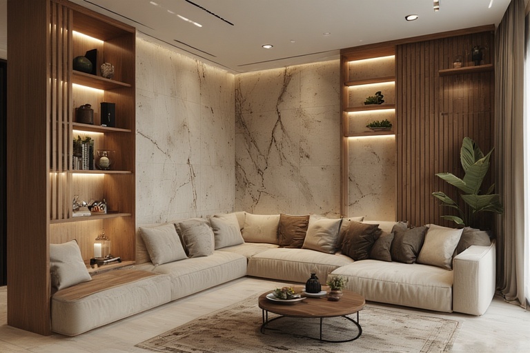 Corner Showcases Maximising Vertical Storage for Space-Efficient Room Design