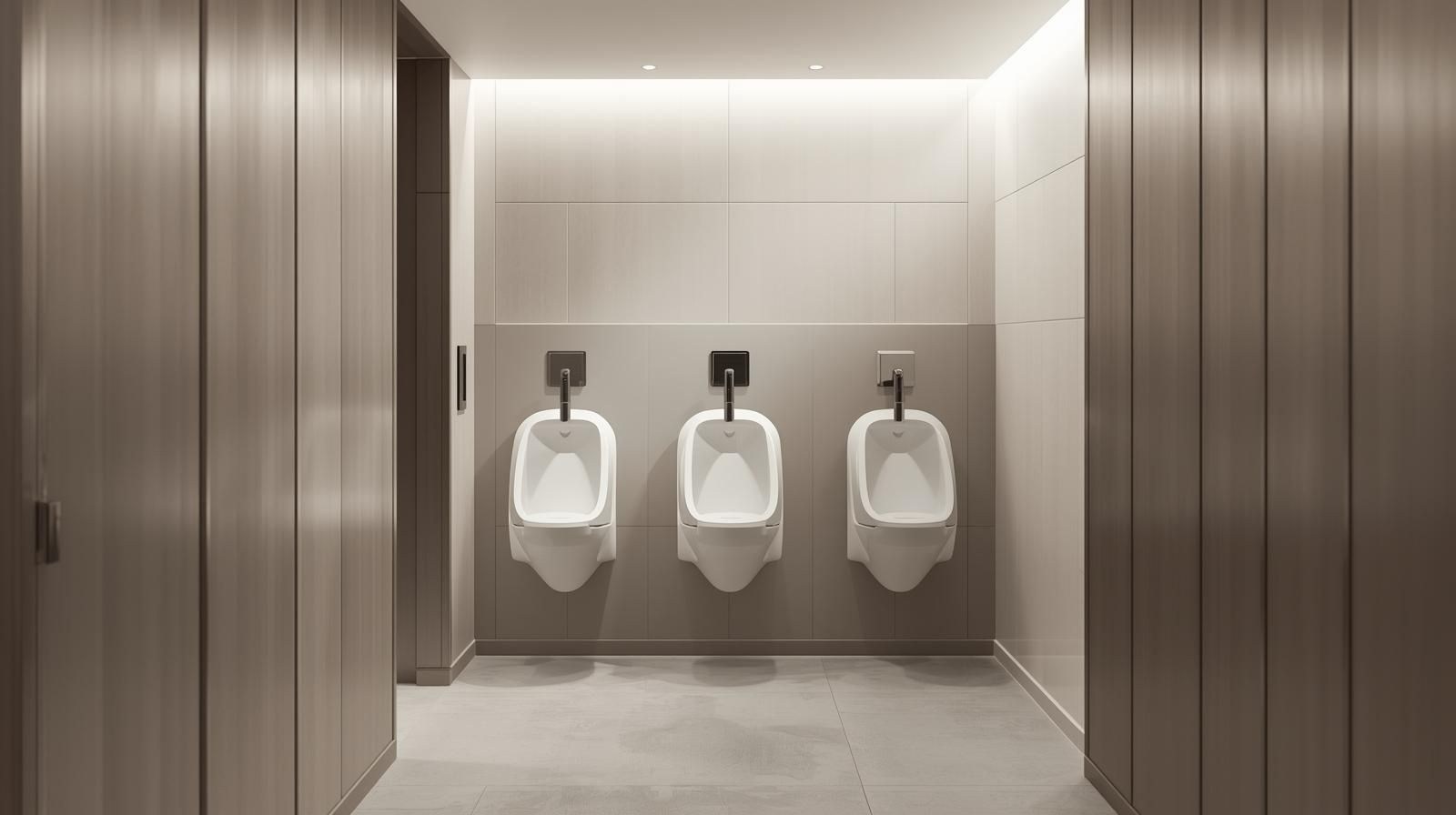 Corner Urinals
