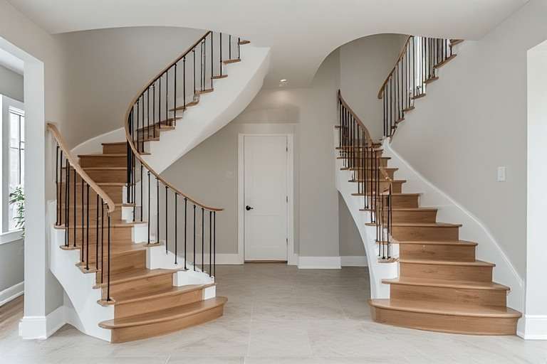 Curling Stairs For Small Spaces