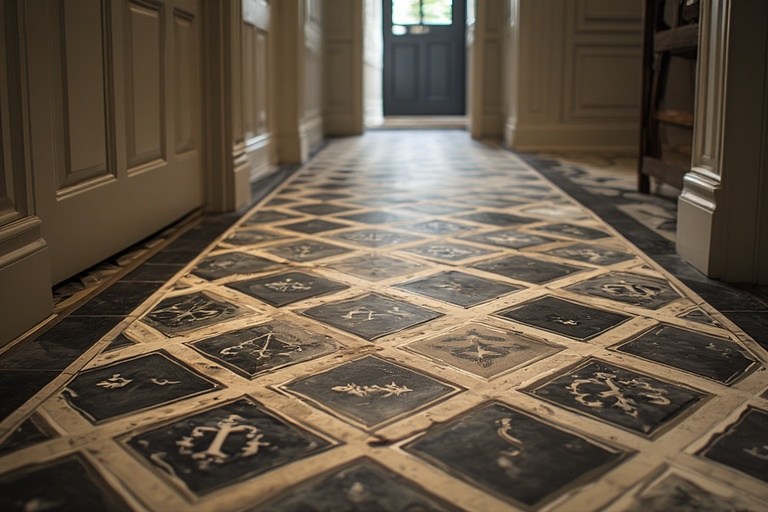 Customised Floor Tiles with Branding or Unique Prints
