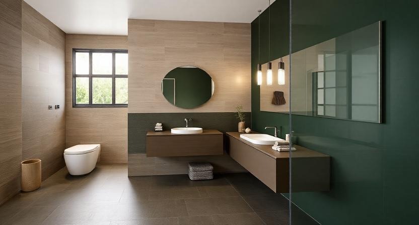 Dark Green and Beige – Earthy & Elegant