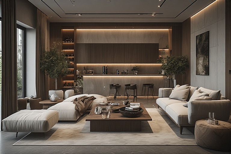 Real-Life Luxury Living Room Interior