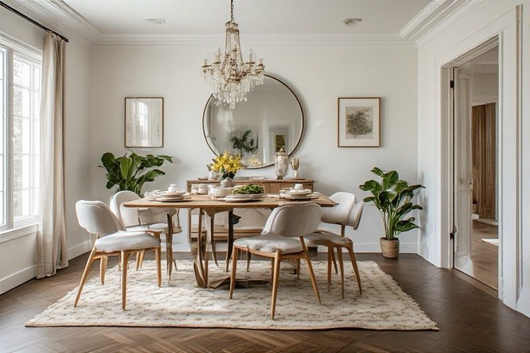 Dining room mirror direction as per vastu.