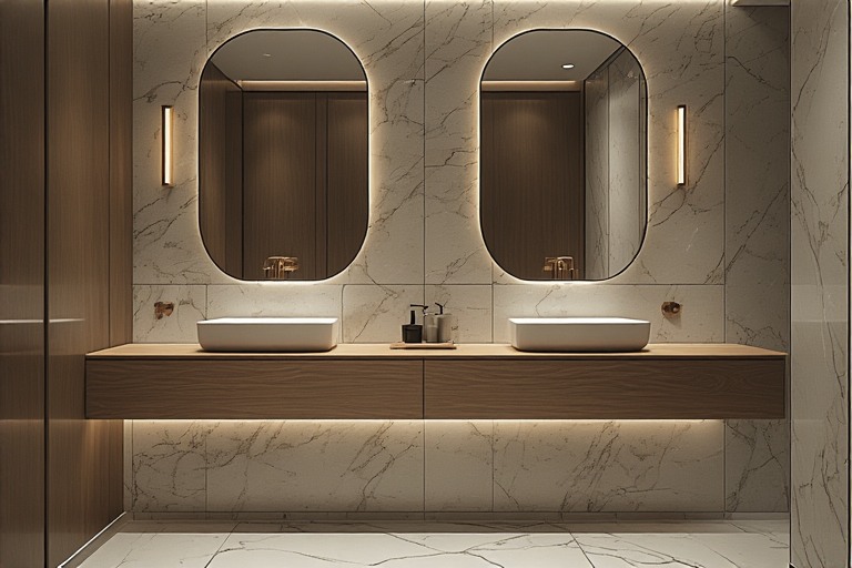 Dual Wash Basin Design