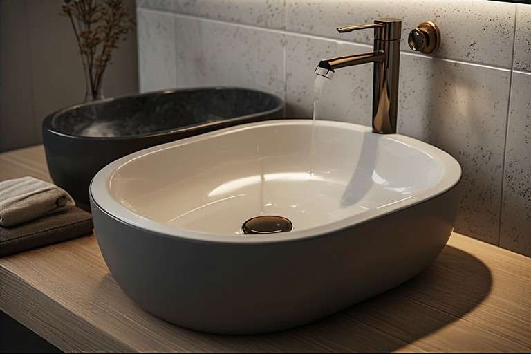 Dual-Tone Wash Basin Colour Design