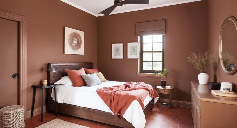 Earthy Browns with Terracotta Tiles