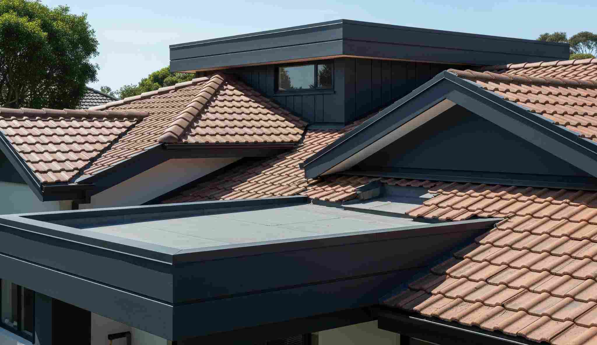 Earthy Clay Tiles Charcoal POP