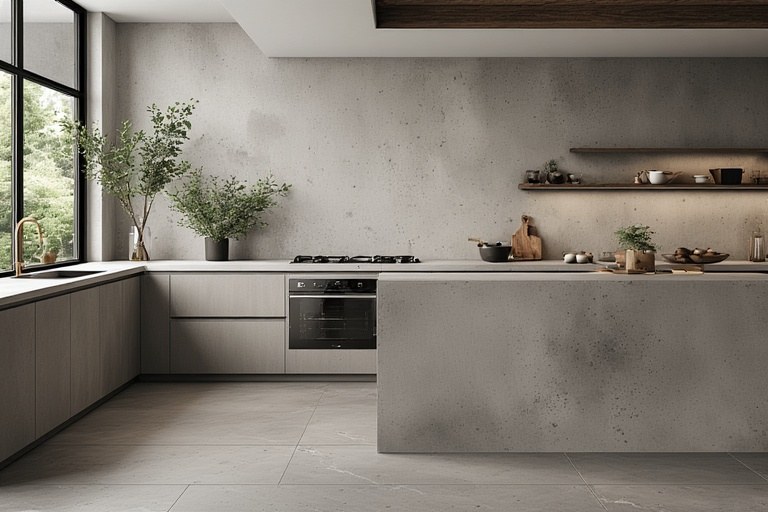 Earthy Neutral Tones - Kitchen Dado Tiles
