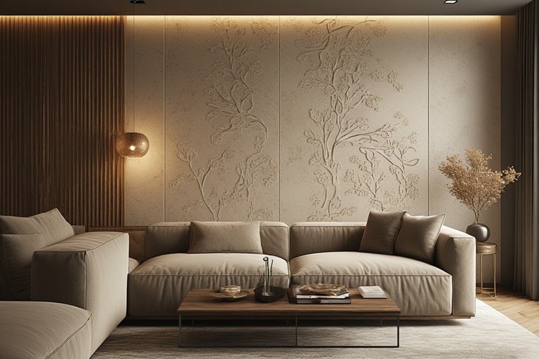 Embossed Artistic Tile Panels