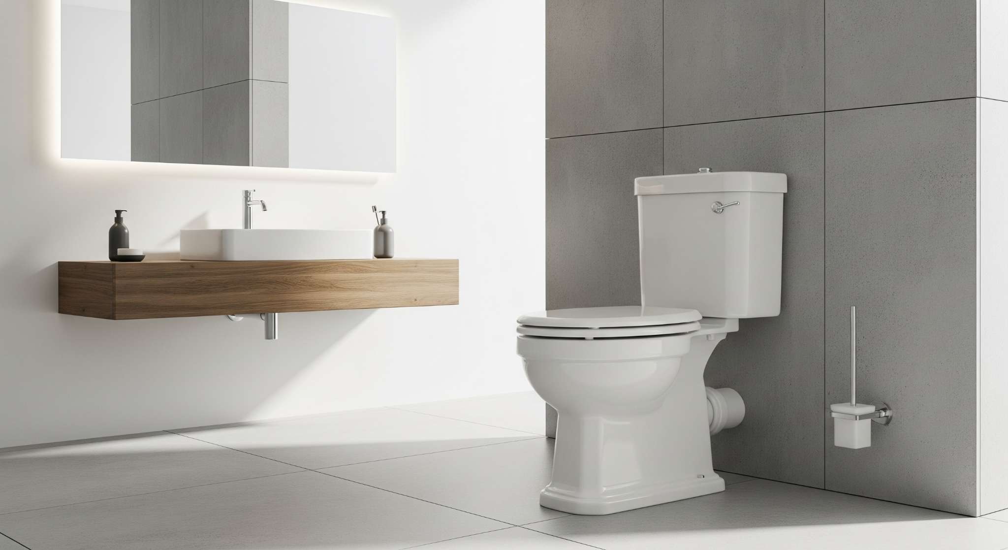 Floor Mounted Toilets Require More Room