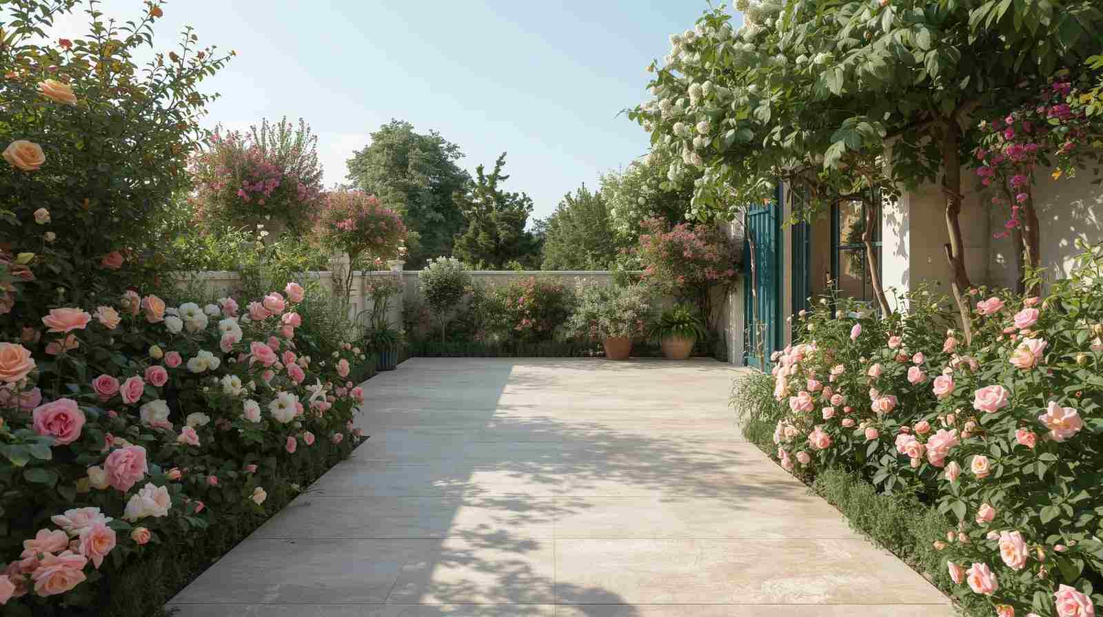 Floral Wonderland Terrace Garden Design