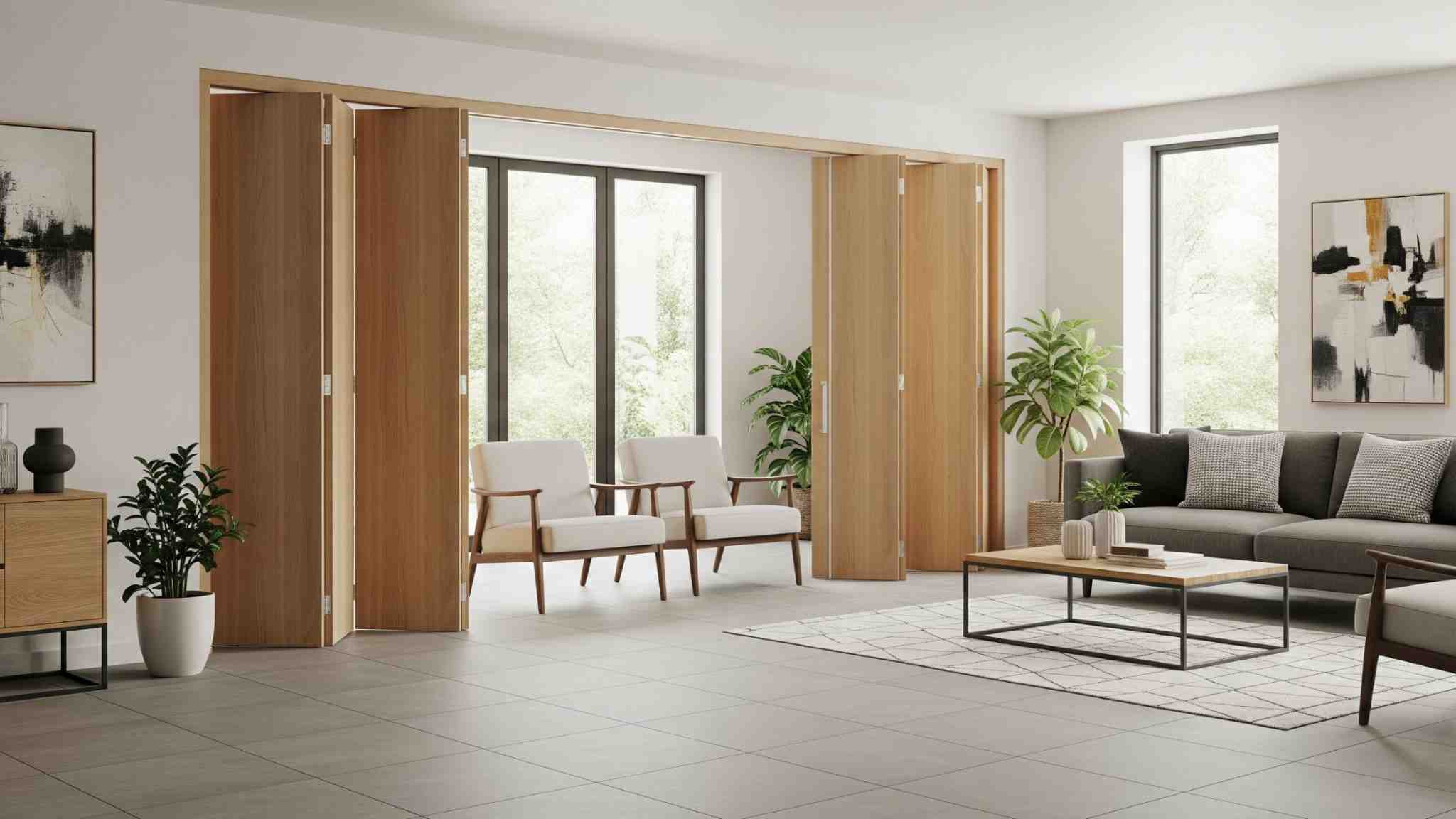 Folding Wooden Partitions