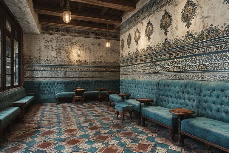 Fusion of Traditional Indian Motifs and Tiles