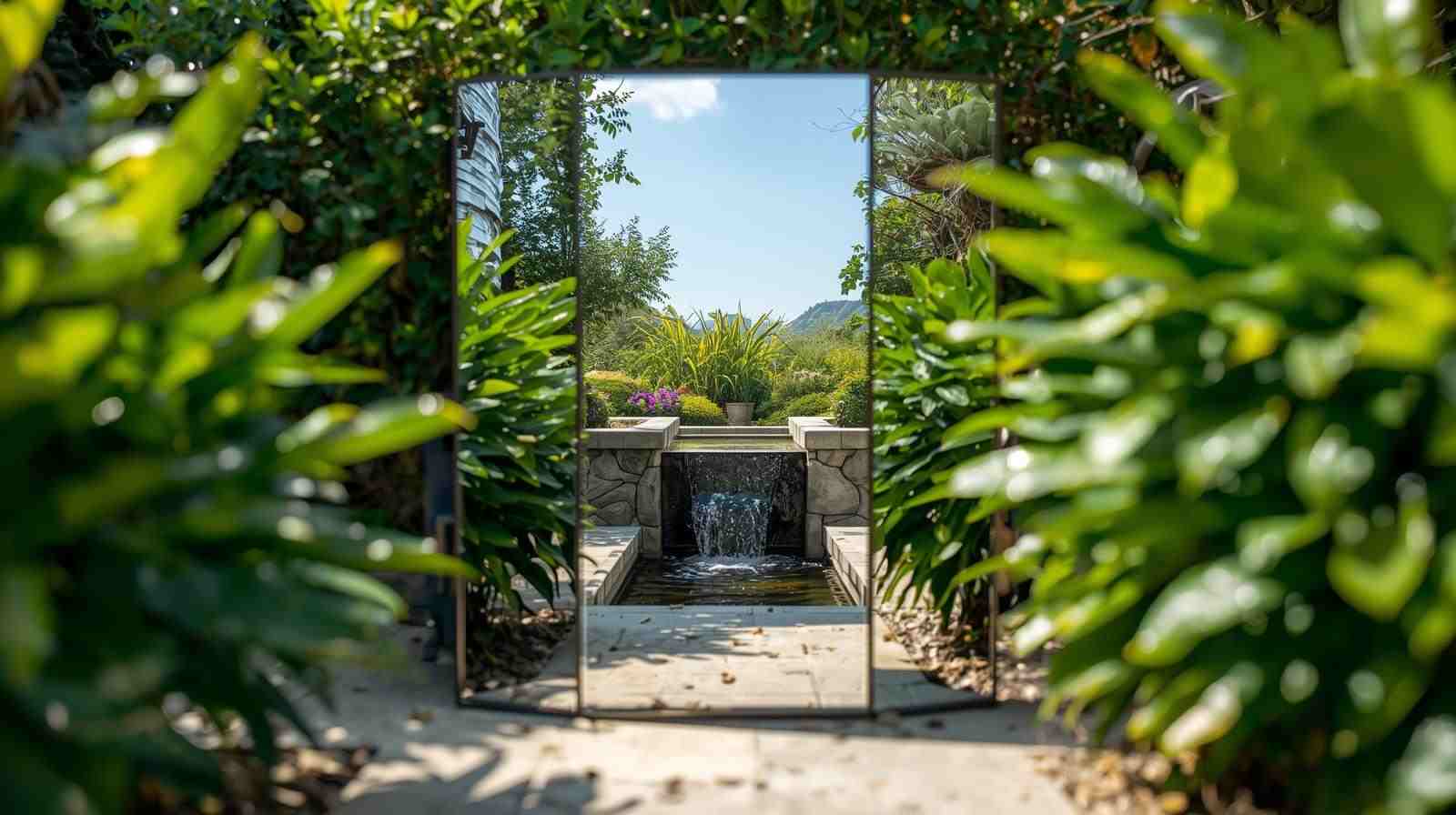 Outdoor mirror direction as per vastu.