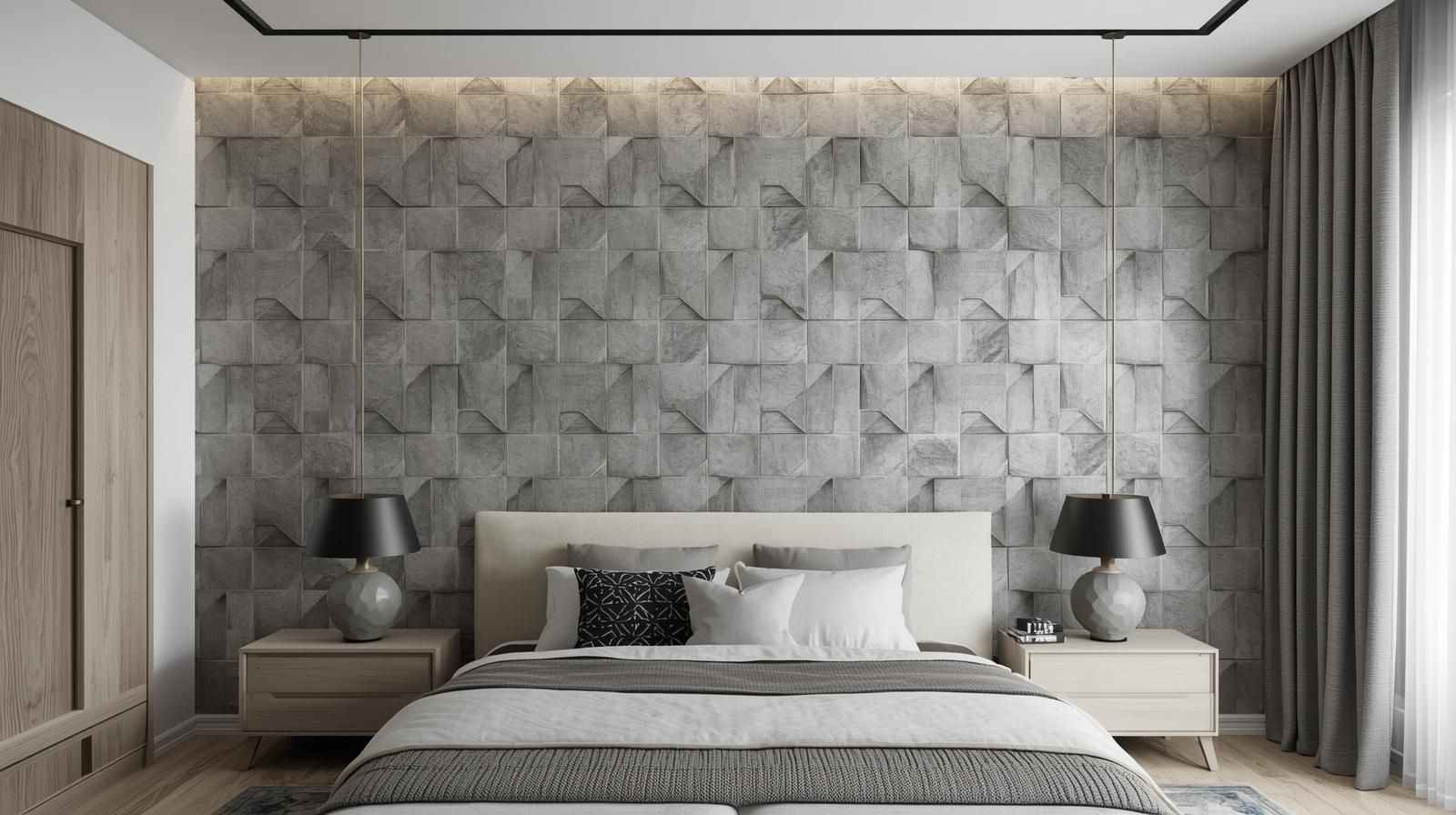 Geometric Patterned Concrete Tiles