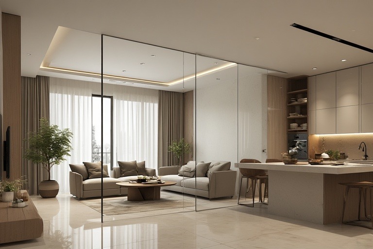 Glass Panel Partition – Transparency with Elegance