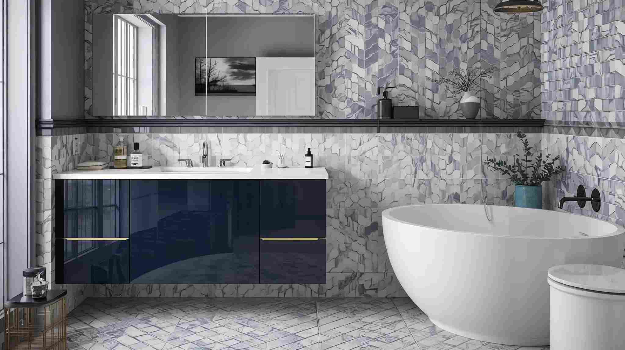 Glossy Finish PVC Cabinets