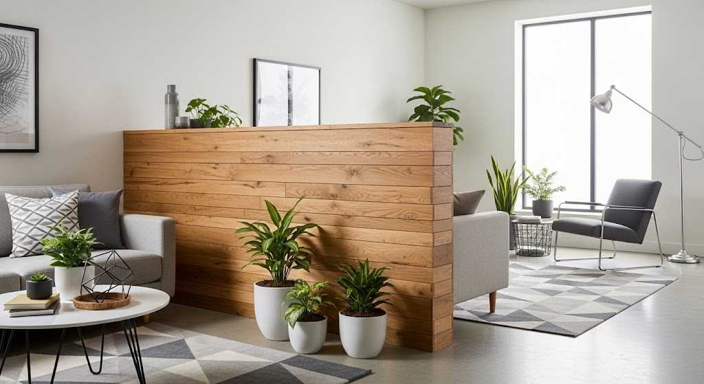 Half Wooden Plank Walls