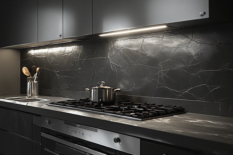 High-Contrast Patterns - Kitchen Dado Tiles